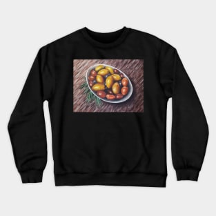 Olive bowl Crewneck Sweatshirt